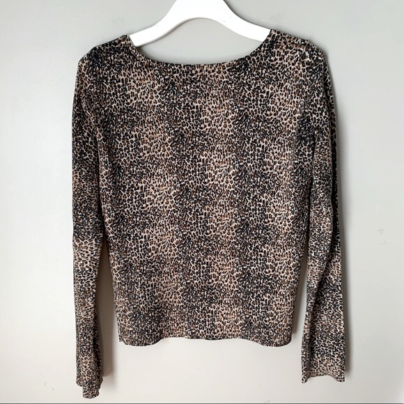 Guess by Marciano size M leopard cardigan - Picture 8 of 9